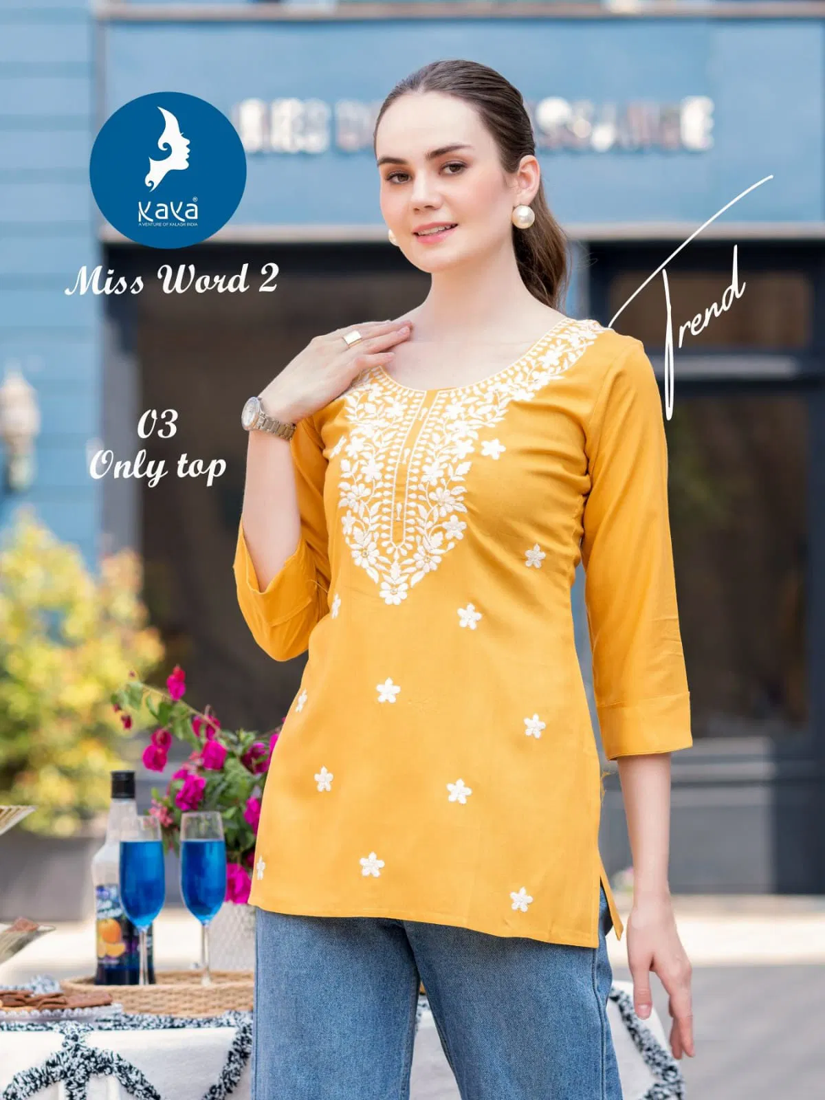 Miss Word 2 By Kaya Rayon Wholesale Ladies Top Suppliers In Mumbai